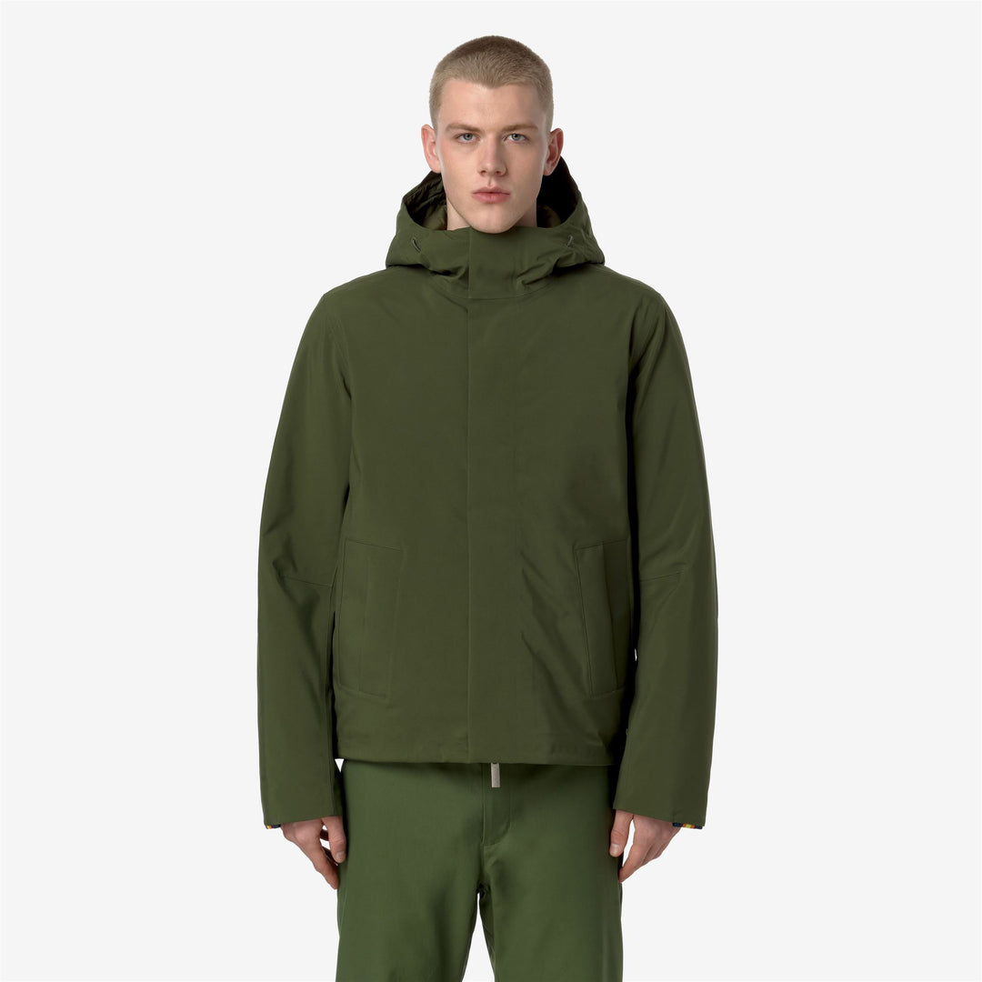 JACKEN BONDED PADDED - Jackets - Short - MAN - Green Cypress