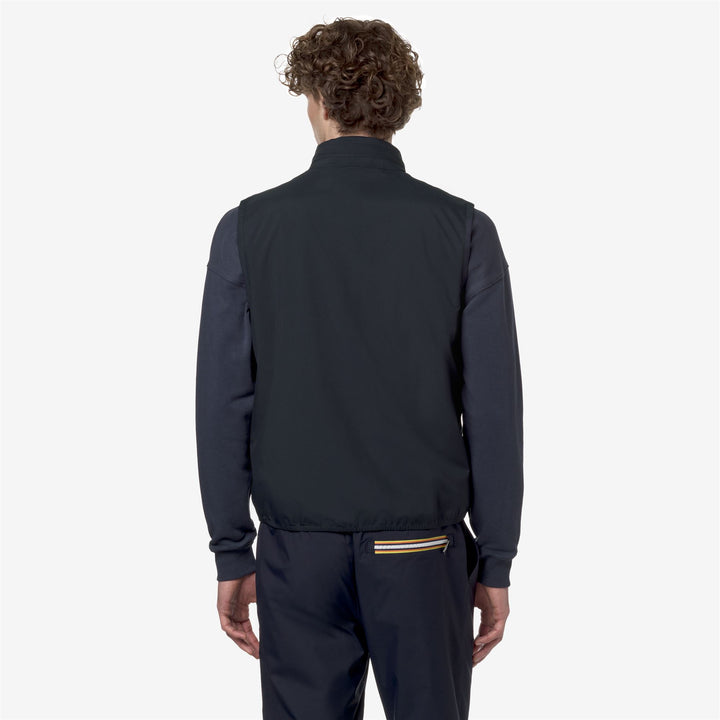 VALEN STRETCH DOT - Jackets - Vest - MAN - BLUE DEPTH