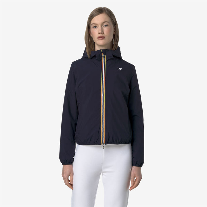 LILY STRETCH POLY JERSEY - Jackets - Short - WOMAN - BLUE DEPTH