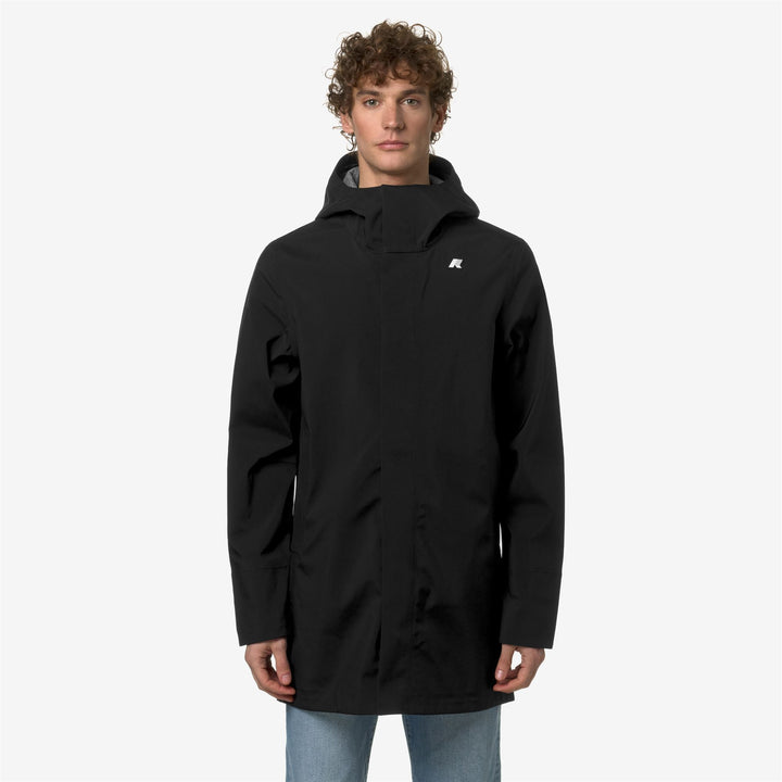 TOMMY BONDED JERSEY - Jackets - 3/4 LENGTH - MAN - BLACK PURE