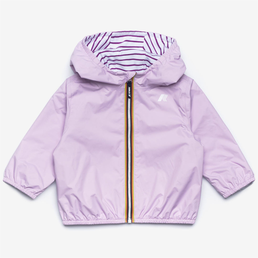 E. JAKE PLUS.2 JERSEY REVERSIBLE - Jackets - Short - KID UNISEX - VIOLET LT LILAC-WHITE-VIOLET