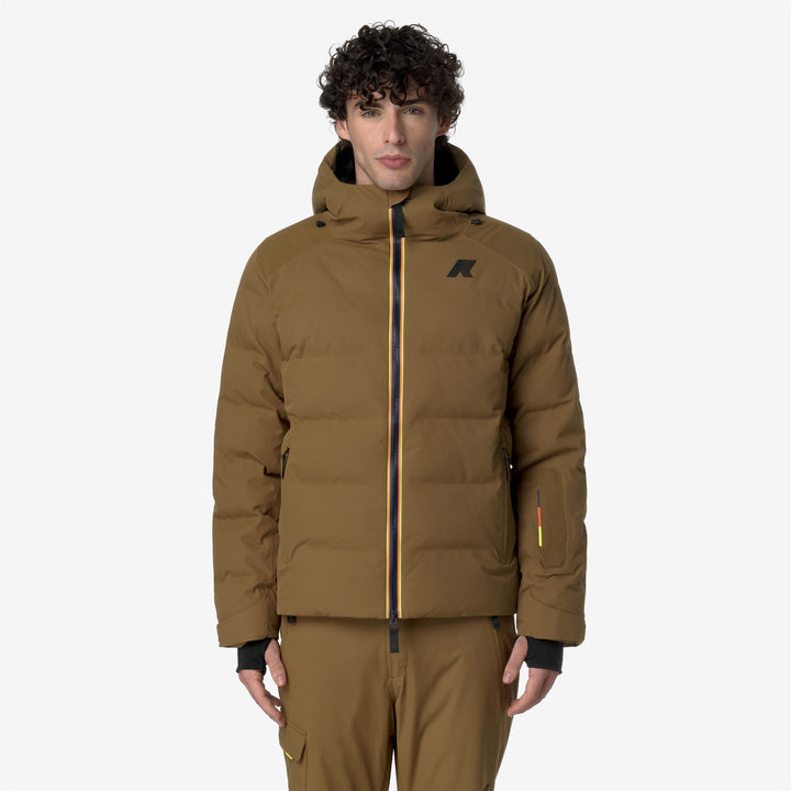 MERIBEL - Jackets - Mid - MAN - Brown Corda