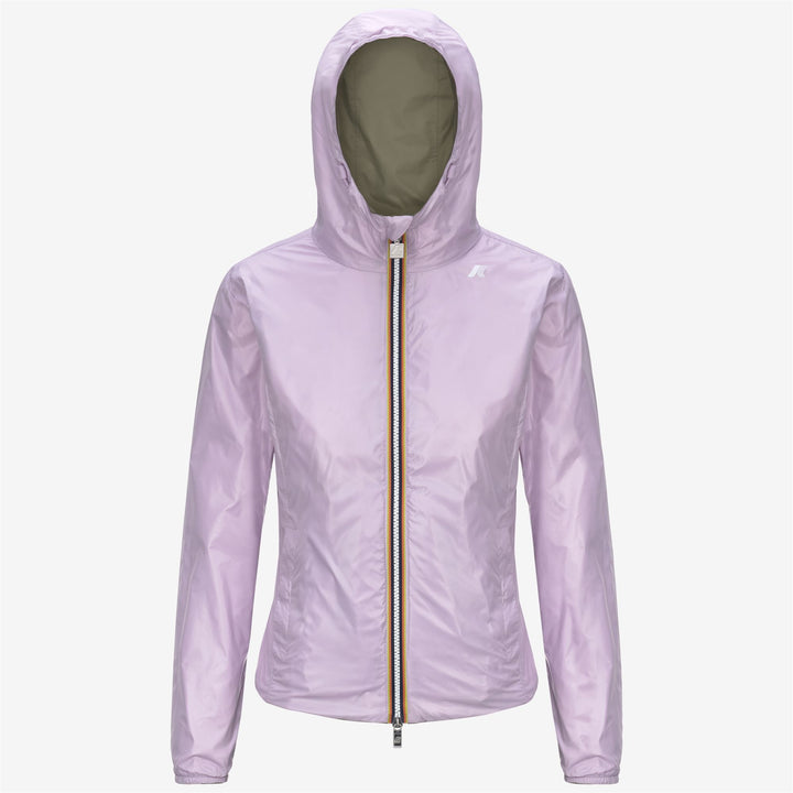 LILY PLUS.2 REVERSIBLE - Jackets - Short - WOMAN - GREEN LICHEN-VIOLET LT LILAC