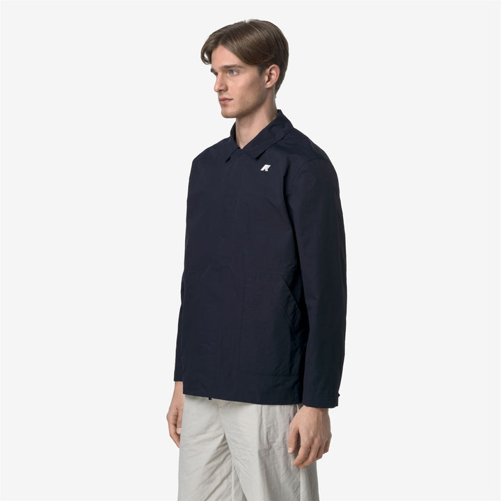 BROEN COTTON NYLON - Jackets - Short - MAN - BLUE DEPTH