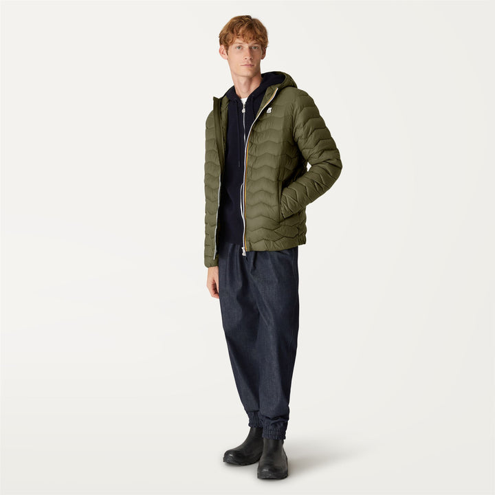 JACK QUILTED WARM - Jackets - Short - MAN - GREEN BLACKISH