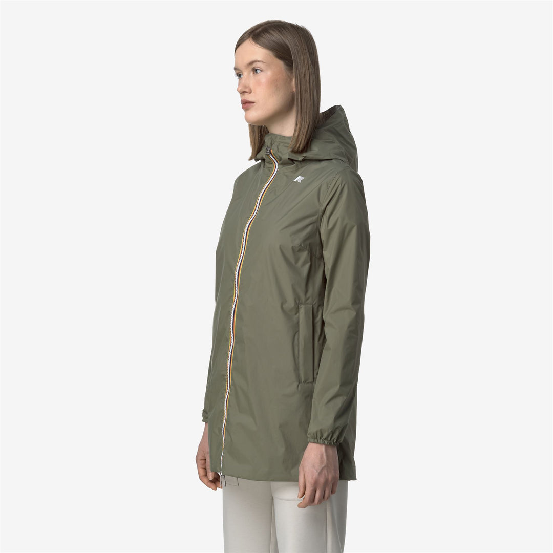 SOPHIE PLUS.2 REVERSIBLE - Jackets - Mid - WOMAN - GREEN LICHEN-BEIGE LT