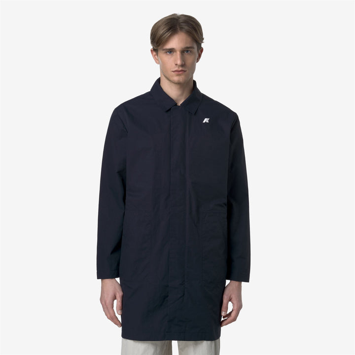 KENLEY COTTON NYLON - Jackets - 3/4 LENGTH - MAN - BLUE DEPTH