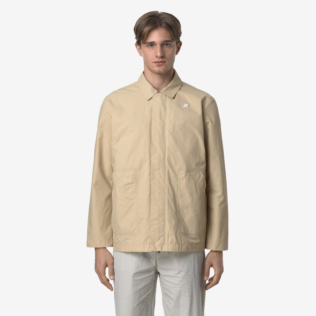 BROEN COTTON NYLON - Jackets - Short - MAN - BEIGE ROPE