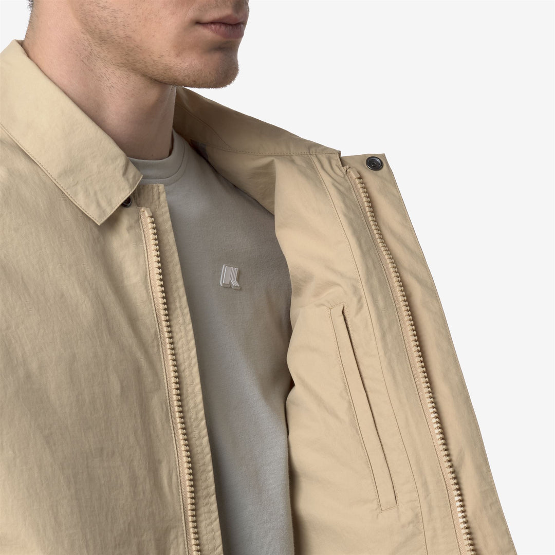 BROEN COTTON NYLON - Jackets - Short - MAN - BEIGE ROPE