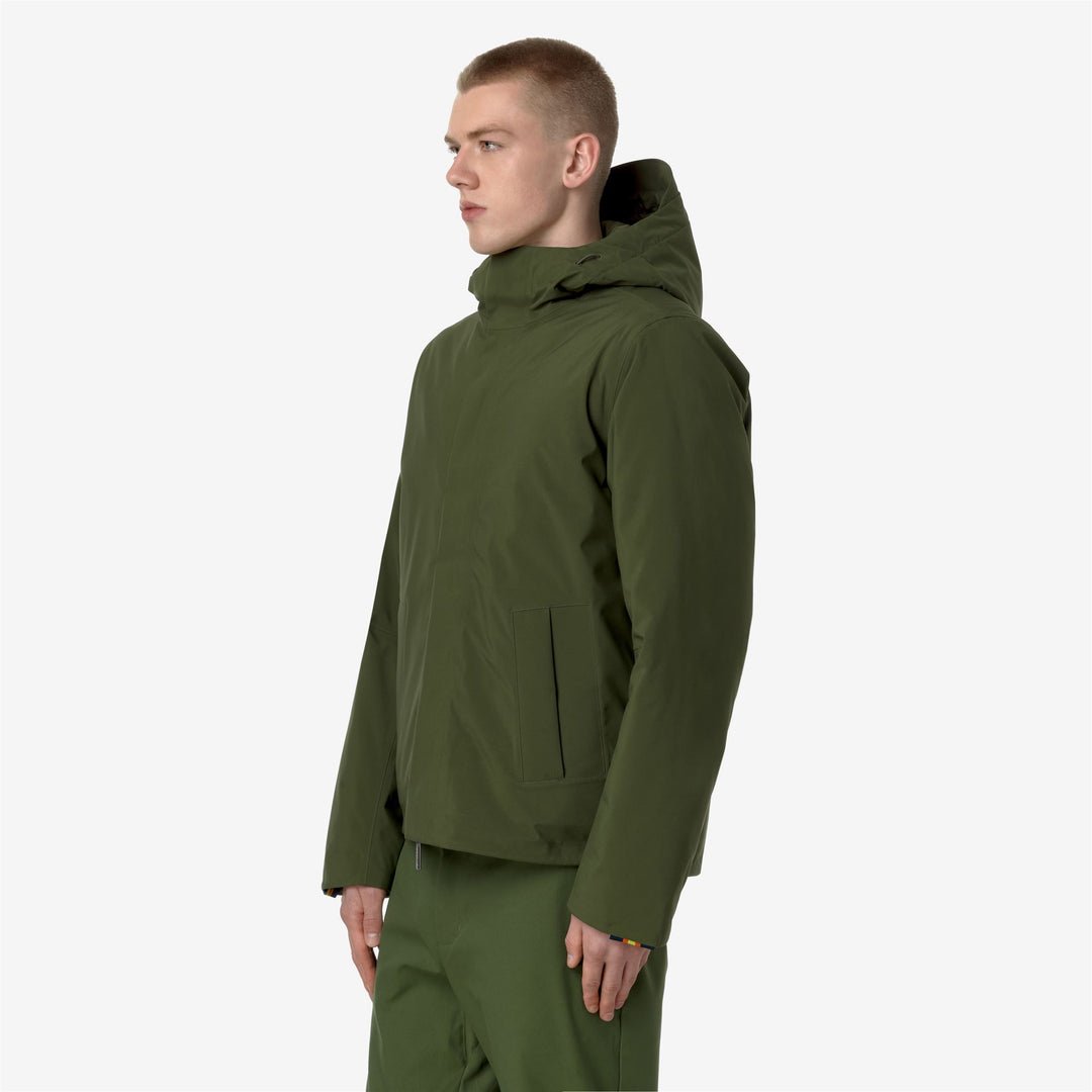 JACKEN BONDED PADDED - Jackets - Short - MAN - Green Cypress