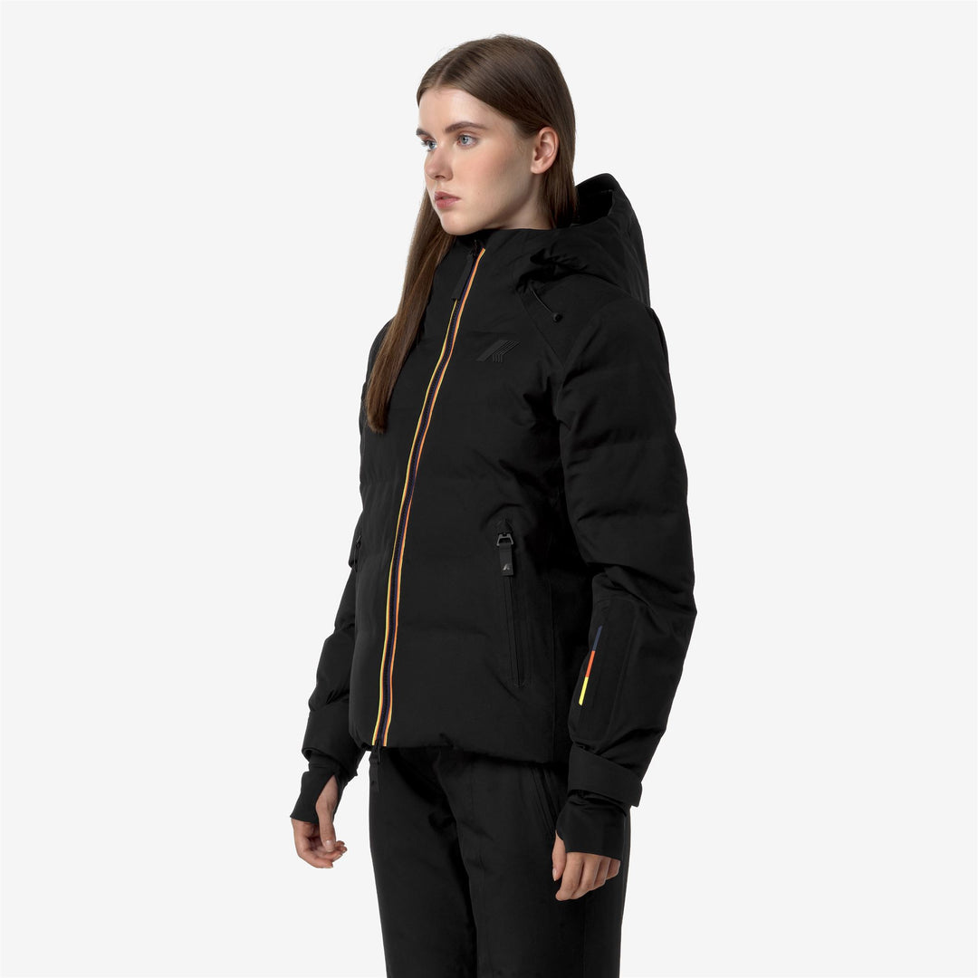 TUEDA - Jackets - Mid - WOMAN - Black Pure