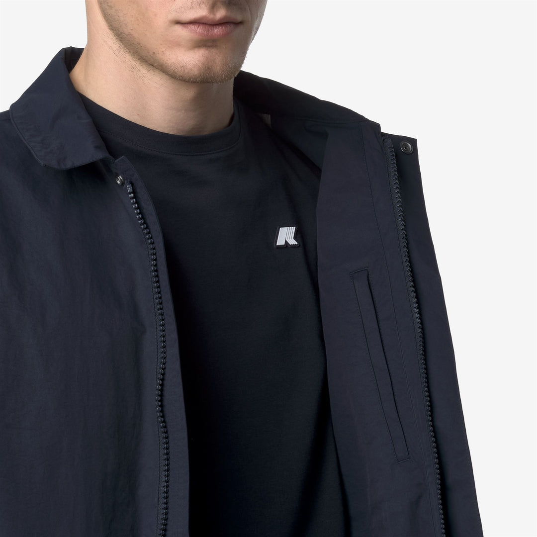 BROEN COTTON NYLON - Jackets - Short - MAN - BLUE DEPTH