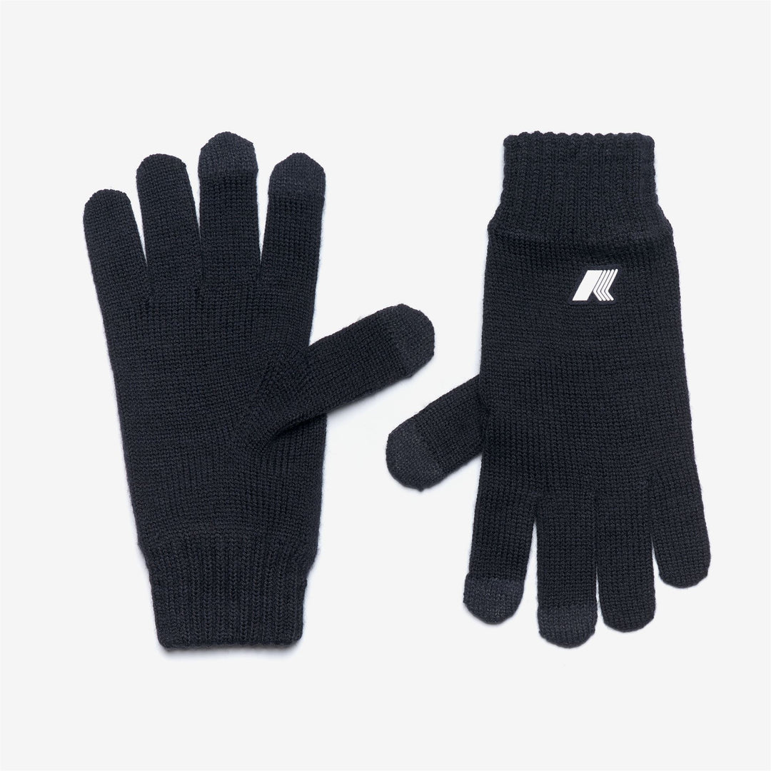 ALFRED CARDIGAN STITCH WOOL - Gloves - Glove - UNISEX - BLUE DEPTH MELANGE