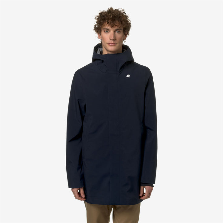 TOMMY BONDED JERSEY - Jackets - 3/4 LENGTH - MAN - BLUE DEPTH