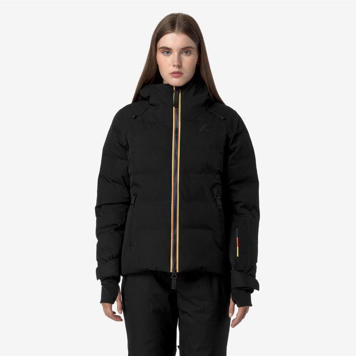 TUEDA - Jackets - Mid - WOMAN - Black Pure