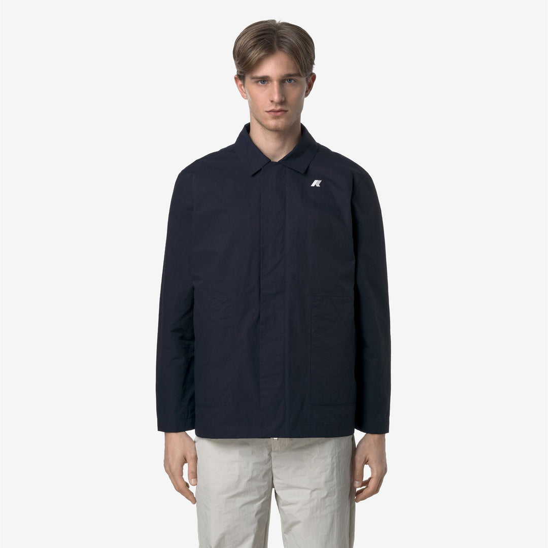 BROEN COTTON NYLON - Jackets - Short - MAN - BLUE DEPTH